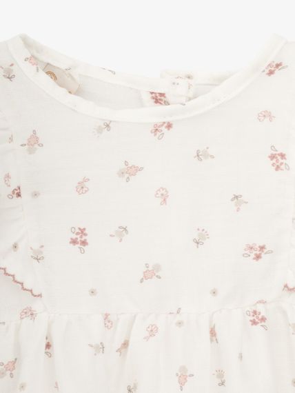 Костюм сукня+лосини для дівчинки Mini Papi 27-596 86 см Рожевий shop (2000999615337) | Зображення 2