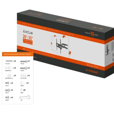 Кронштейн ACCLAB AL-FR40/ART (1283126504686) | Зображення 6
