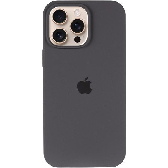 Чохол Silicone Case Full Protective (AA) для Apple iPhone 16 Pro Max (6.9") Сірий / Dark Gray | Зображення 1