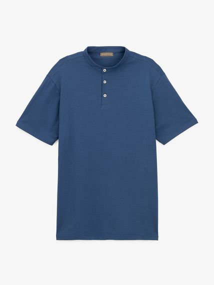 Футболка однотонна чоловіча GENUA G01215-0002 XL Синій shop (2000999633065)