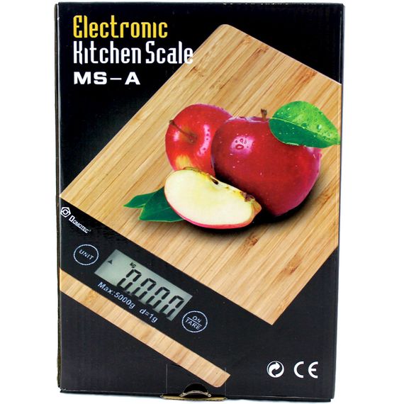 Електронні кухонні ваги з точним зважуванням до 5 кг Domotec MS-A (47530-MS-A_201) | Зображення 3