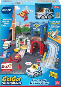 Игровой набор VTech Go! Go! Smart Wheels Служба спасения Центр реагирования Save The Day Response Center