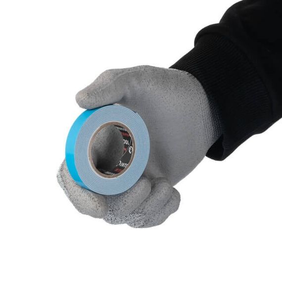 Стрічка клейка двостороння PROF FIX 2 м, 12*1 мм, біла, спінений поліетилен, STORM INTERTOOL KT-0820 | Зображення 2