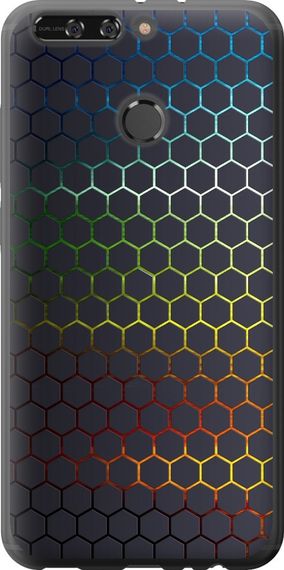 Чехол на Huawei Honor V9 / Honor 8 Pro Переливающиеся соты "498u-1246-17620"