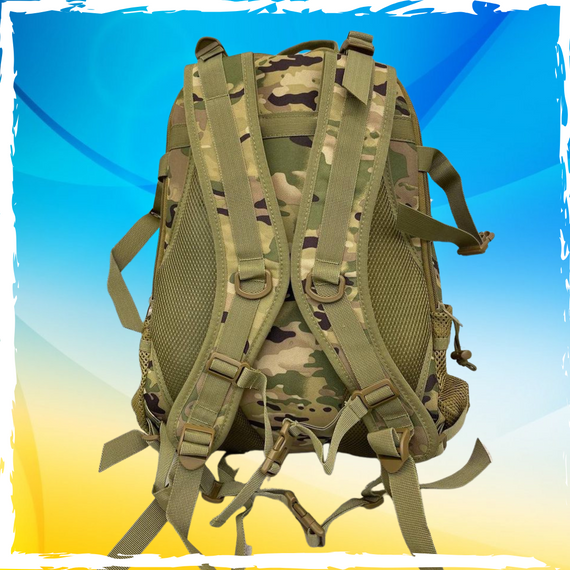 Рюкзак штурмовой тактический 30л. Рюкзак тактический. Рюкзак камуфляжный | Зображення 3