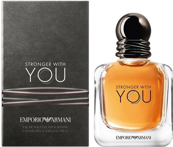 Мужская туалетная вода Giorgio Armani Emporio Armani Stronger With You (100 мл) Оригинал Франция | Зображення 1