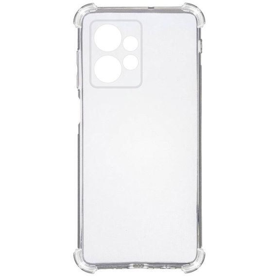 TPU чехол GETMAN Ease logo усиленные углы Full Camera для Xiaomi Redmi Note 13 4G Бесцветный (прозрачный)
