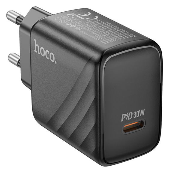 МЗП Hoco CS22A Value PD30W (1USB-C) + кабель Type-C to Lightning Black | Зображення 2