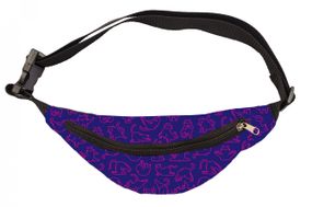 Сумка поясна бананка 4Profi Міні  з принтом "(мод. 22013) оксф. 006" з одним відділенням