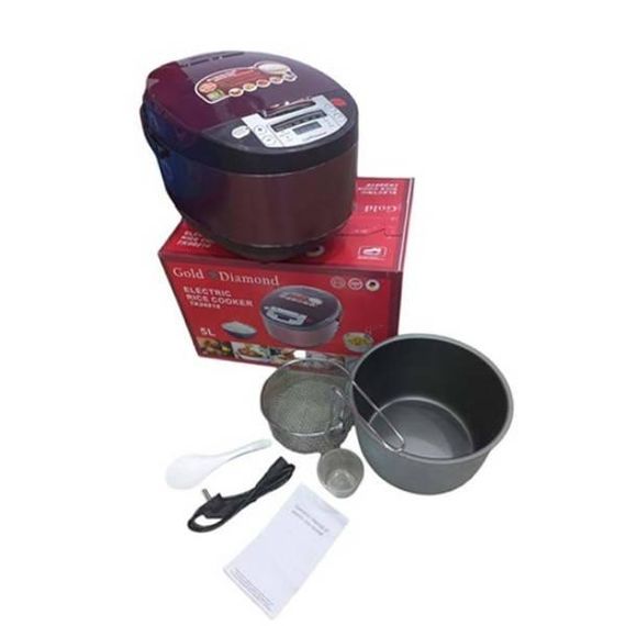 Мультиварка з фритюрницею 5л 2000Вт Gold Diamond TK 08816