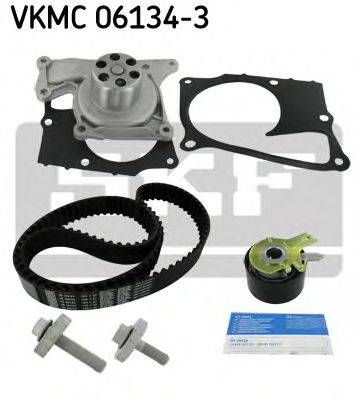 Водяний насос + комплект зубчастого ременя (Вир-во SKF) SKF VKMC061343 на RENAULT MODUS / GRAND MODUS (F/JP0_)