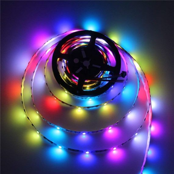 Світлодіодна LED стрічка PROLUM™ 5V; 5050\60; IP20; Series "SMART", RGB (Pixel Full Color) | Зображення 2