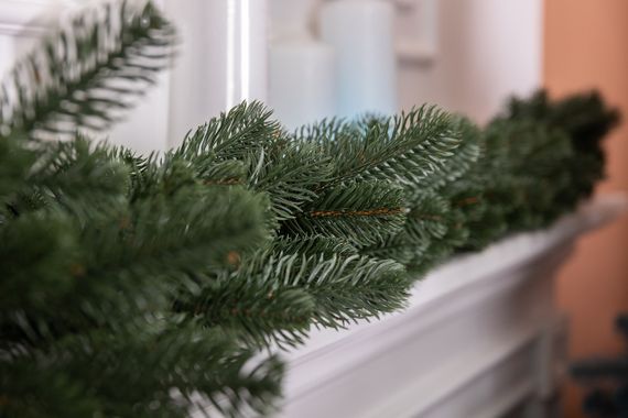 Хвойна лита гірлянда 2 м, зелена