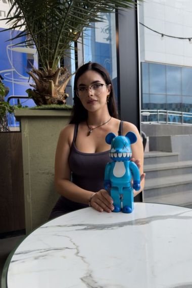 Bearbrick статуетка ведмідь Беарбрік 28 см mb023 блакитний | Зображення 2