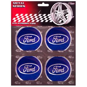 Наклейки на ковпаки "FORD" сині, діам. 60 мм (4 шт.)