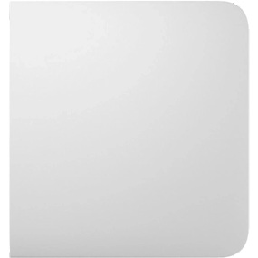 Ajax SideButton (1-gang/2-way) for LightSwitch white Бічна кнопка для одноклавішного або прохідного вимикача Ajax SideButton