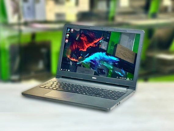 Ноутбук Б-класс Dell Inspiron 15 3552 / 15.6" (1366x768) TN / Intel Celeron N3060 (2 ядра по 1.6 - 2.48 GHz) / 4 GB DDR3 / 128 GB SSD / Intel HD Graphics / WebCam / Win 10 б/у | Зображення 3