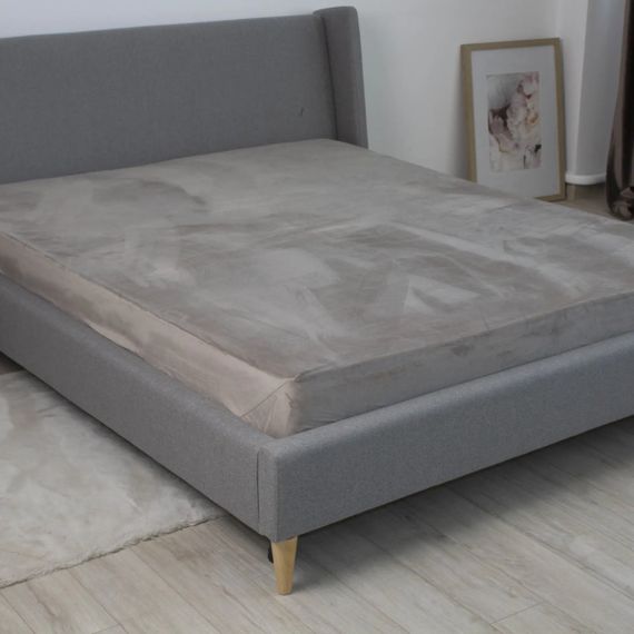 Простынь на резинке двуспальное ТЕП VELOUR 2-04824_36334 180х200 см песочная | Зображення 1