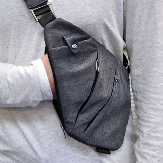 Сумка тактическая Cross Body мессенджер из ткани. RP-930 Цвет: черный | Зображення 6