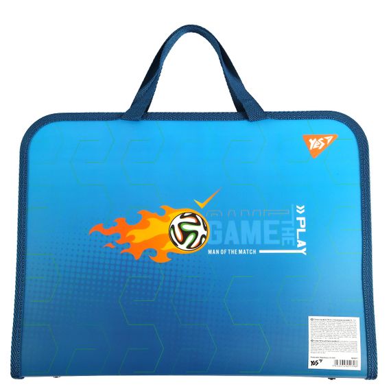 Папка портфель YES Football 492311 3х26х35 см | Зображення 1