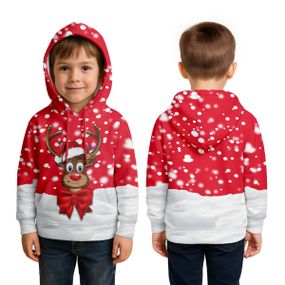 Худи детское с 3D принтом Merry Reindeer 31782 134 см