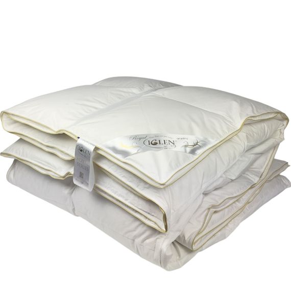 Ковдра пухова зі 100% сірим пухом Royal Series Climate-comfort IGLEN 200х220 (20022010GRS) | Зображення 1