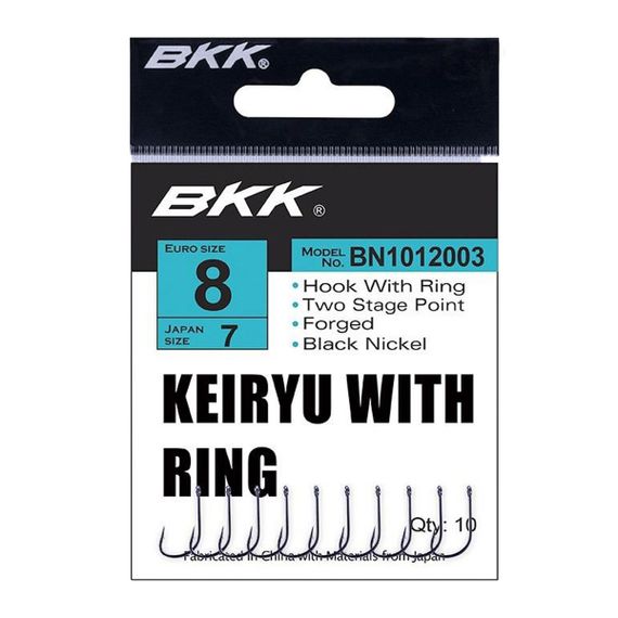 Гачок BKK KEIRYU-R Diamond #10 (A-BK-0211) Гачок для риболовлі | Зображення 1
