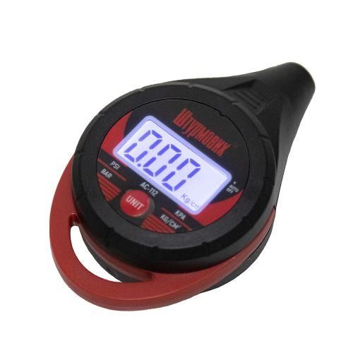 Манометр Штурмовик/AC-112/LCD дисплей/LED/psi-bar-кg/см2-kpa/0~10 | Зображення 4