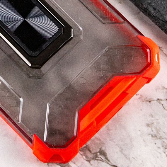 Ударостійкий чохол Transformer CrystalRing для Apple iPhone 13 Pro (6.1") Червоний | Зображення 3