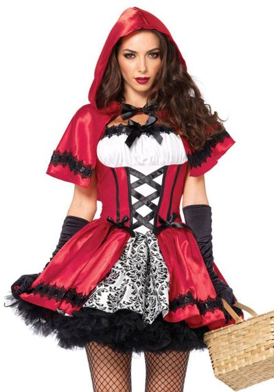 Еротичний костюм Червоної шапочки Leg Avenue Gothic Red Riding Hood M, сукня, накидка sexstyle