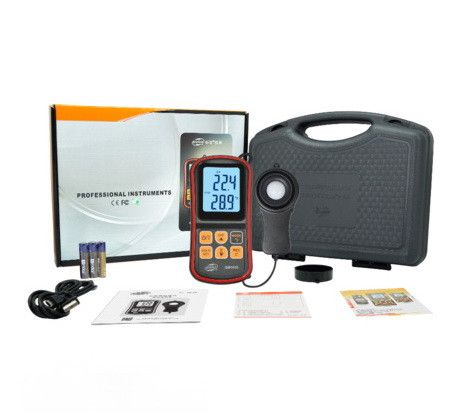 Люксметр + термометр, Bluetooth 200000 Lux BENETECH GM1030 | Зображення 1