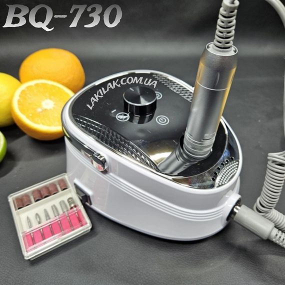 Фрезер для маникюра BQ-730 50W 35тыс.оборотов/мин (черно-белый)