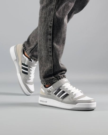 Чоловічі кросівки A-s Forum 84 Low Grey White Black , В'єтнам | Зображення 1