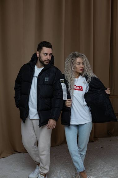 Куртка зимова Stone Island чорна | Зображення 6