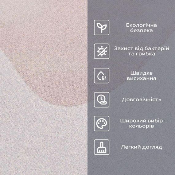 Влагопоглощающий коврик,50*80CM*3MM,коврик для ванной комнаты,коврик для кухни,для туалета,коврик для балкона | Зображення 3