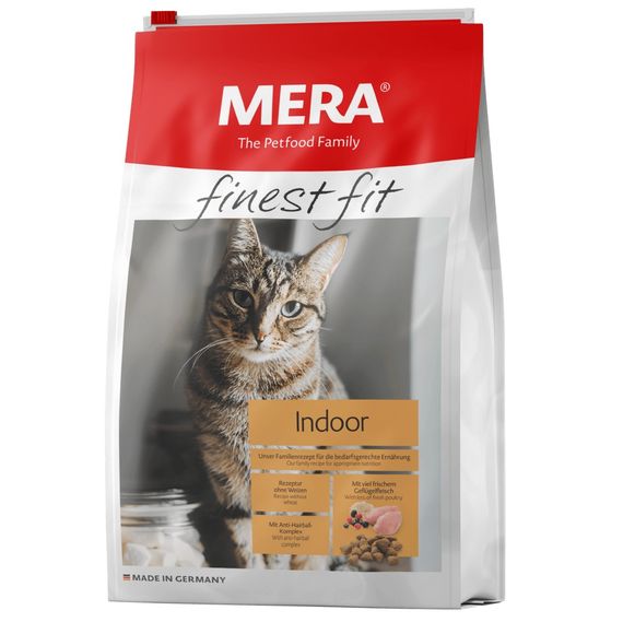 Корм Mera Finest Fit Adult Indoor Cat сухий з м'ясом птиці для котів, що мешкають у приміщенні 1.5 кг