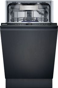 Посудомийна машина Siemens вбудована, 10компл., A+++, 45см, дисплей, 3й кошик, Zeolith, чорний (SR65ZX65MK)
