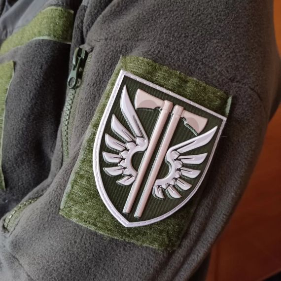 Патч / шеврон ВСУ 77 отдельная аэромобильная бригада новый полевой | Зображення 2