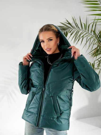 Утеплена куртка, арт.417/1, пляшка | Зображення 6