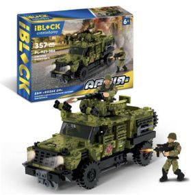 Конструктор IBLOCK армия ББМ "КОЗАК 2М" 357дет. (PL-921-386)
