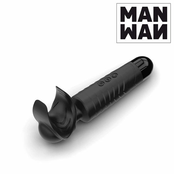 Мастурбатор-вібромасажер Manwan MAN.WAND, відмінно для пар, вібро-мінет, 20 режимів | Зображення 4