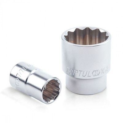 Головка торцевая Toptul 24 мм 1/2" 12-гранная (BAEB1624)