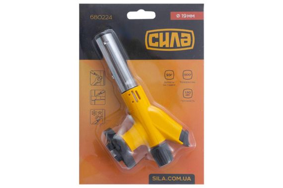 Горелка газовая с пьезоподжигом 19х153мм СИЛА | Зображення 2