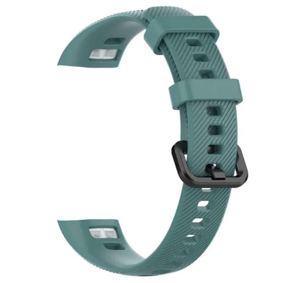 Силиконовый ремешок Primo для фитнес-браслета Huawei Honor Band 4 / 5 - Dirty Blue | Зображення 2