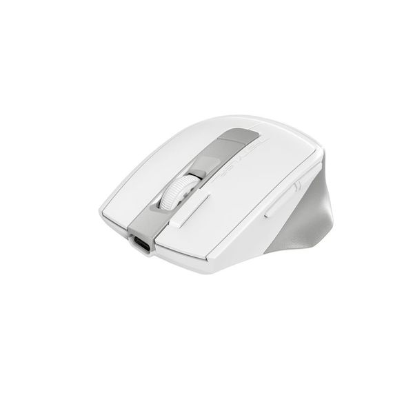 Миша бездротова A4Tech Fstyler FB45CS Air2 (Silver White), колір сірий+білий | Зображення 1