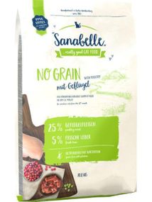 Sanabelle No Grain with Poultry Meat Беззерновой корм для взрослых кошек с птицей 10 кг