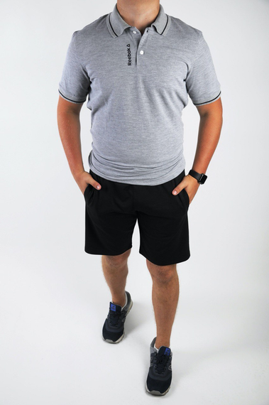 Поло рибок сіре M XL