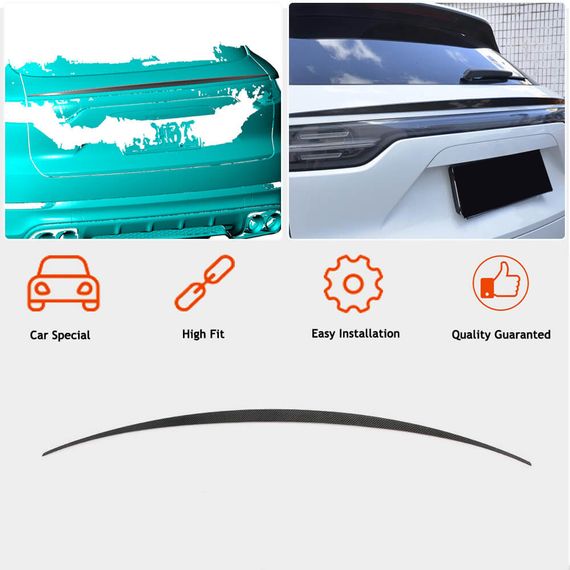 Нижний спойлер (Карбон) для Porsche Cayenne 2018- гг | Зображення 1