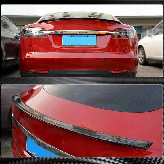 Спойлер V3 (Карбон) для Tesla Model S 2012– гг | Зображення 5