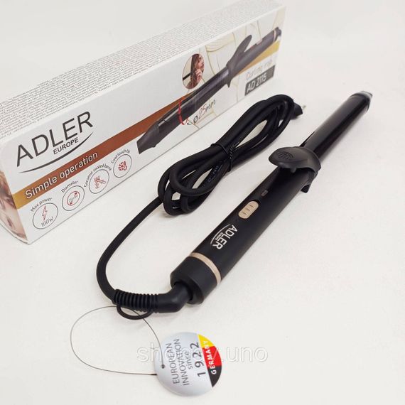 Плойка для локонов професиональная Adler, Плойка для разных типов волос создания завивки HR-36 | Зображення 1